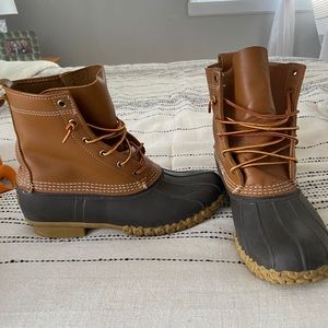 LL Bean duck boots